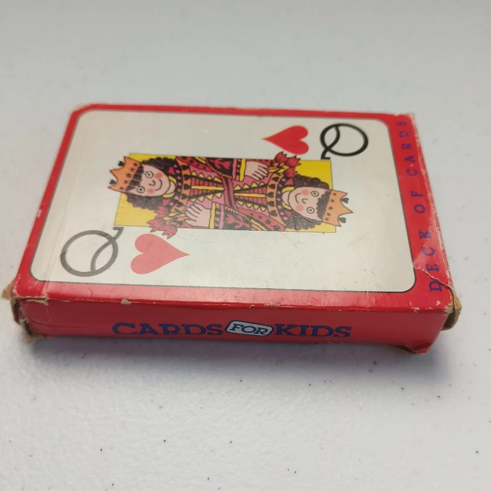 VTG Workman Publishing Kids Deck‎ of Playing Cards Large Size Oversize 3 1/4x5